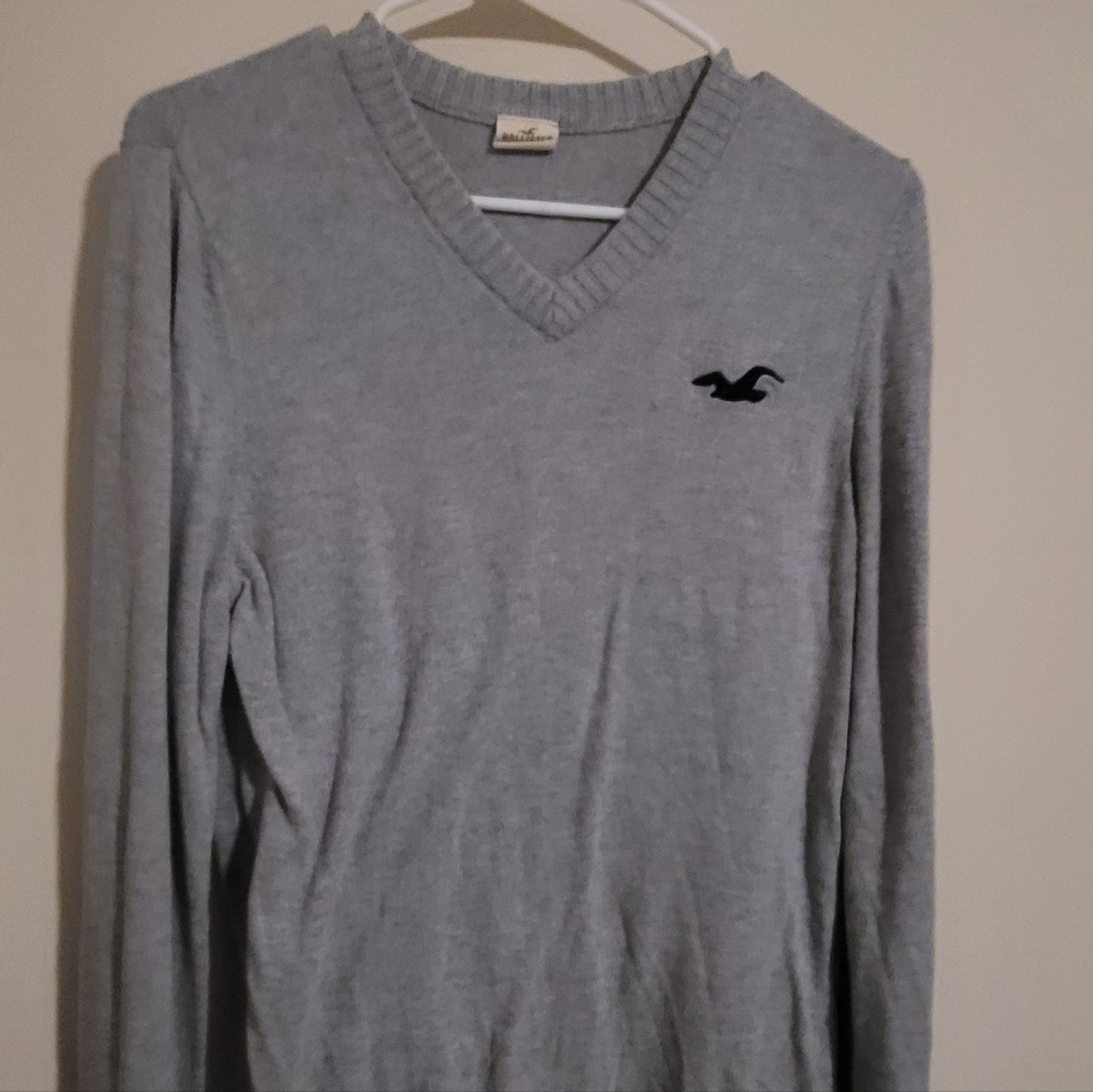 Gray Hollister Sweater